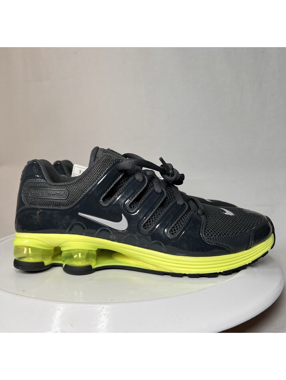 Nike SHOX Air Lunar NZ  Anthracite/Gray Men’s Running 429876-008 Sz 9